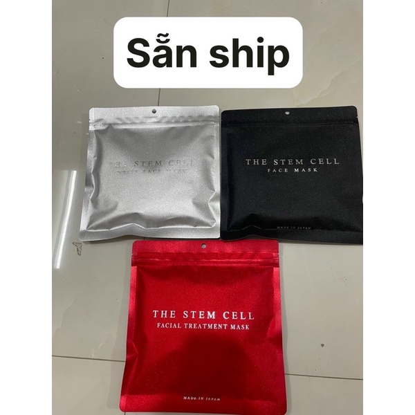 Mặt nạ tế bào gốc the stem cell nhật bản (màu đen/trăng/đo)