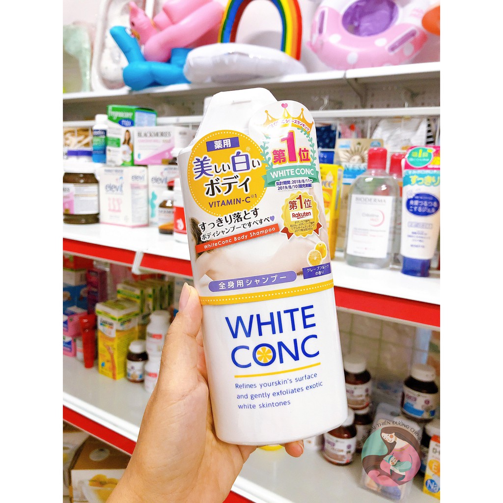Sữa Tắm Trắng Da Toàn Thân White ConC Nhật Bản 360ml (Shop mẹ Xoài)