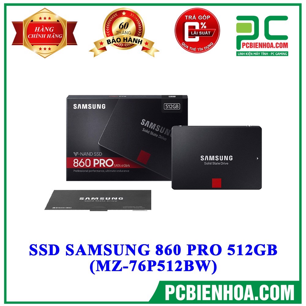 Ổ cứng SSD SAMSUNG 860 PRO 512GB (MZ-76P512BW)