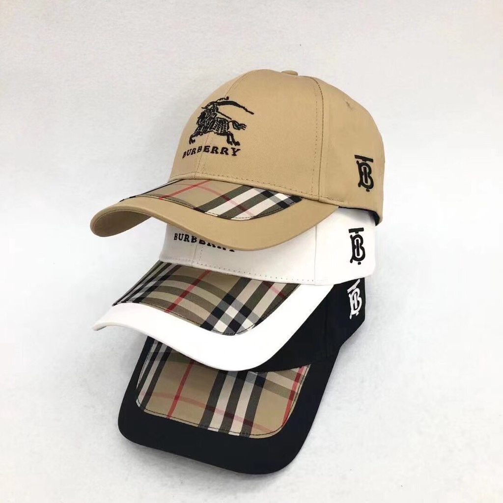 Nón Bóng Chày Burberry Phong Cách Đường Phố Thời Trang Thu Xuân Dành Cho Nam Và Nữ