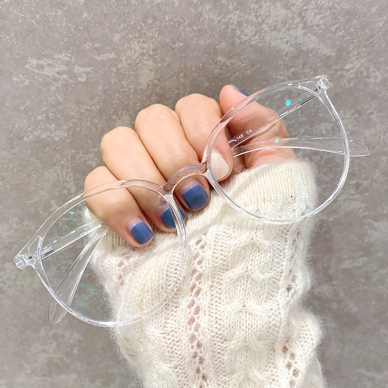 Mắt Kính Gọng Cận Form Tròn Thời Trang Unisex Dễ Thương Siêu Hot - Hazo