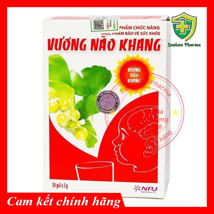 Vương Não Khang giúp tăng cường trí tuệ cho bé Hộp 30 gói - Cốm trí não, giúp bé tập trung, giảm tăng động