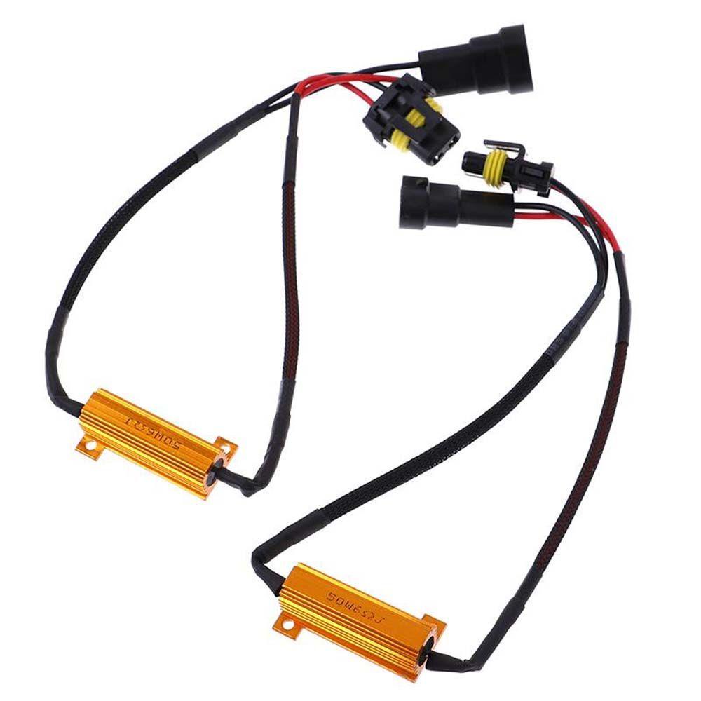 Set 2 Bộ Giải Mã Điện Trở Đèn LED DRL 12V Chuyên Dụng Cho Xe Hơi