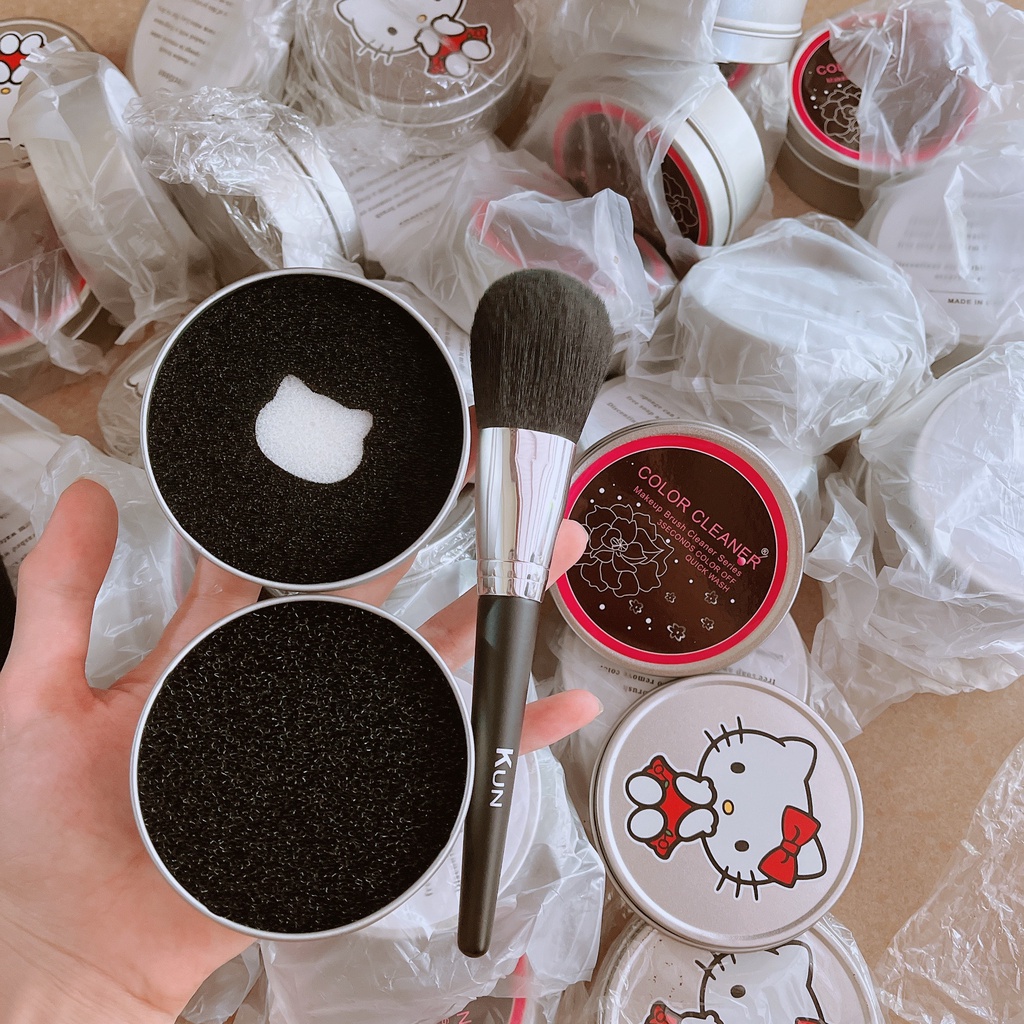 Hộp lau làm sạch cọ khô
