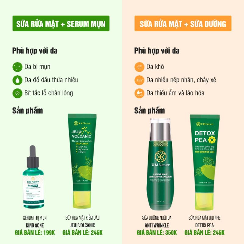 Srum mụn King acne Xm-Nature
