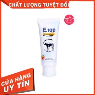 Sữa rửa mặt E100 tinh chất bò sữa 80ml 🔥 HOT HOT🔥 Sữa rửa mặt E100 giúp da mịn màng hơn, trắng sáng hơn và trẻ hơn