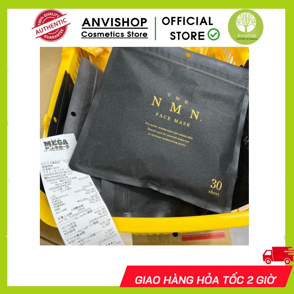Mặt nạ NMN - Mặt Nạ Tế Bào Gốc NMN Nâng Cơ Trẻ Hoá Bịch 30 Miếng