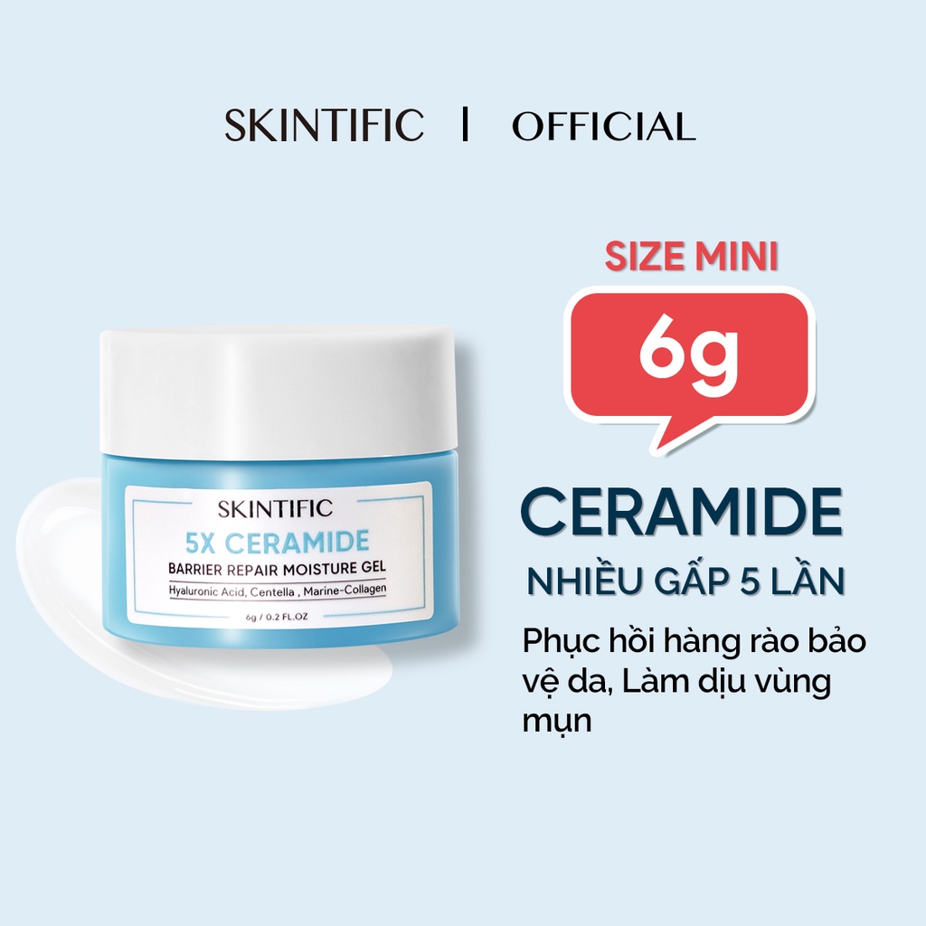 Kem dưỡng ẩm phục hồi 5X Ceramide mini size SKINTIFIC 6g | BigBuy360 - bigbuy360.vn