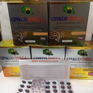 GINKGO OMEGA 3 Hoạt huyết dưỡng não 100 viên