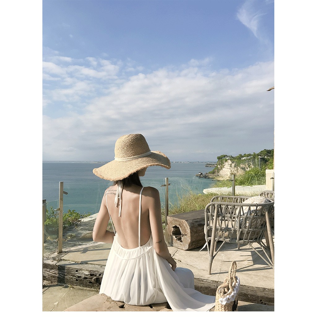 [CÓ SẴN SIZE S] ĐẦM MAXI TRẮNG ĐI BIỂN, HÀNG CHUẨN ĐẸP, CHẤT LƯỢNG, 3 SIZE
