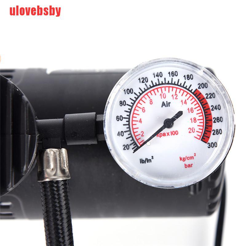 [ulovebsby]300PSI 12V Portable Mini Air Compressor Auto Car ElectricTire Air Inflator Pump