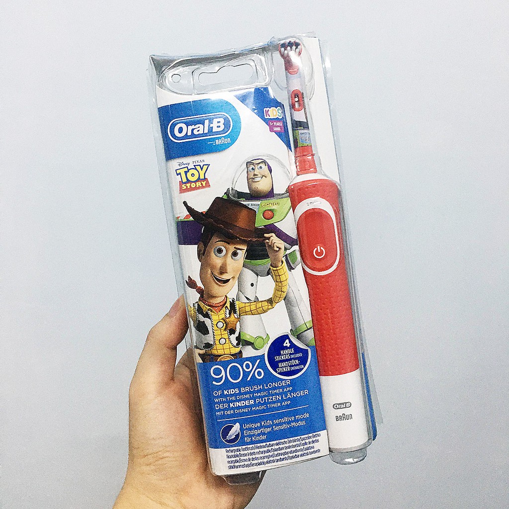 Bàn chải điện Oral-B trẻ em Kids Stages Power (3 tuổi trở lên)