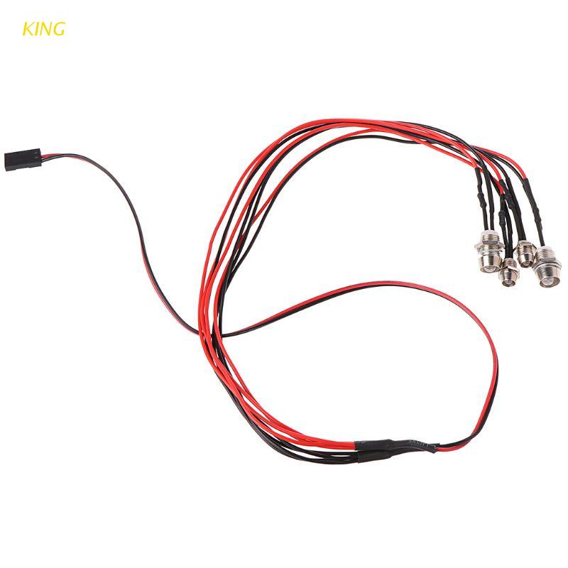 King Rc Đèn Pha Led 5mm &amp; 3mm Cho Xe Hơi