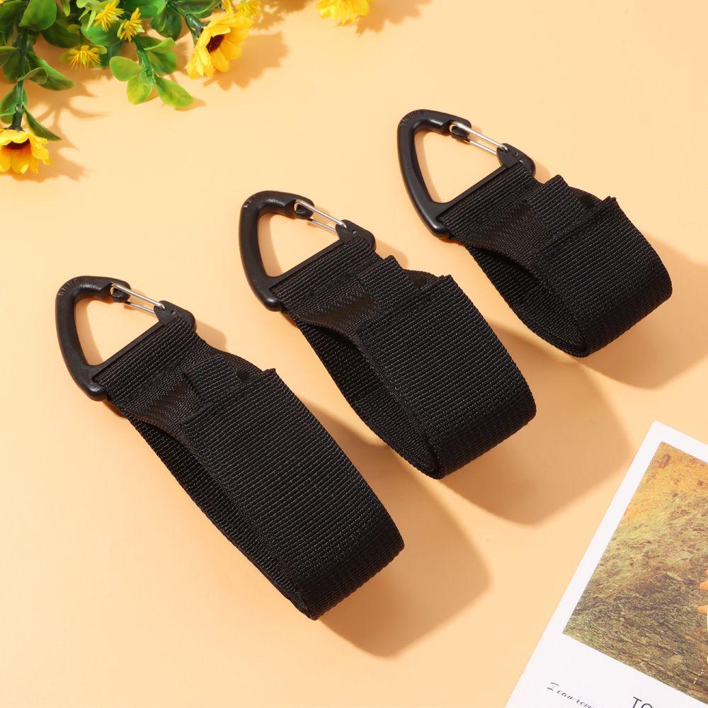 Uumir Dây Đai Nylon Màu Đen Với Khóa Tam Giác Móc Và Dây Đai Vòng Sắp Xếp