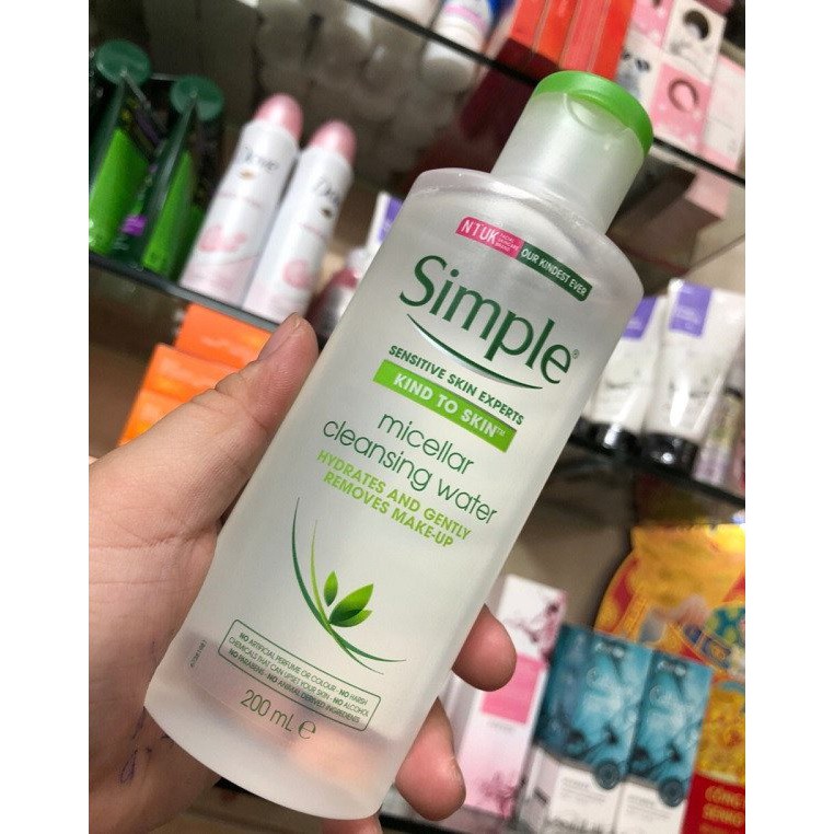 Nước Tẩy Trang Simple Micellar Cleansing Water 200ml