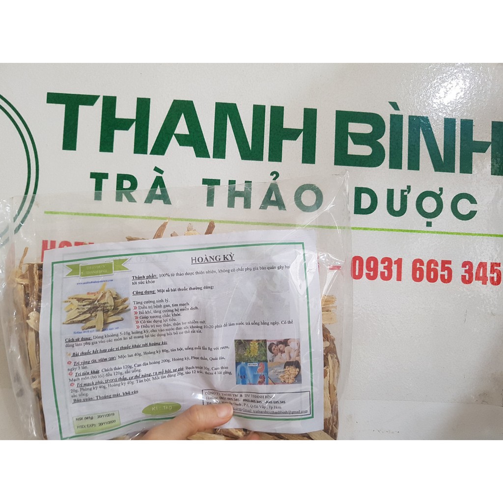 Hoàng Kỳ 500g - Dược Liệu Thanh Bình