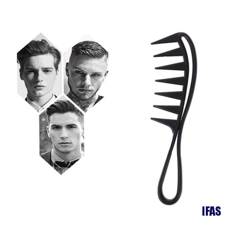 (Hàng Mới Về) Lược Răng Cá Mập Chải Tóc Răng Thưa Dành Cho Nam