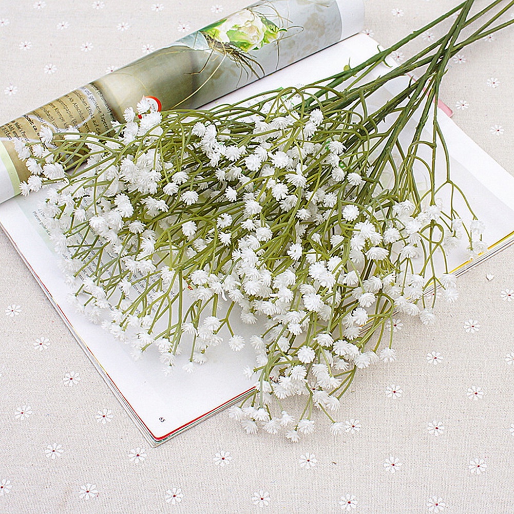 1 Bó Hoa Baby Nhân Tạo Để Bàn Trang Trí Diy