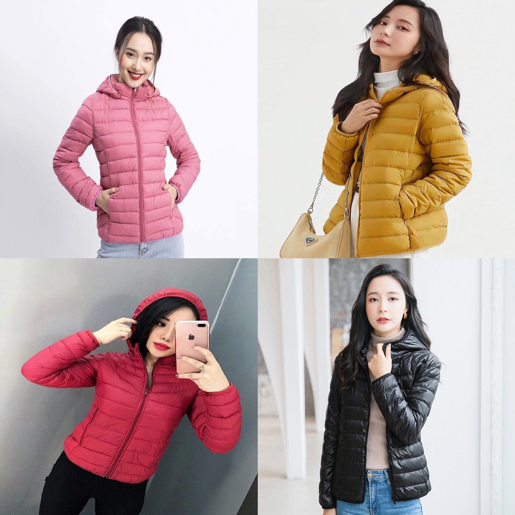 Áo Phao Nữ Siêu Nhẹ Mũ Có Thể Tháo Rời Cực Tiện Lợi | BigBuy360 - bigbuy360.vn