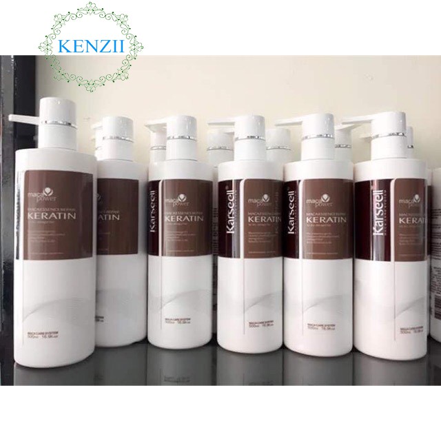 KEM HẤP Ủ TÓC  KERATIN PHỤC HỒI TÓC HƯ TỔN HƯƠNG NƯỚC HOA KARSEELL 500ML - KENZII HAIR