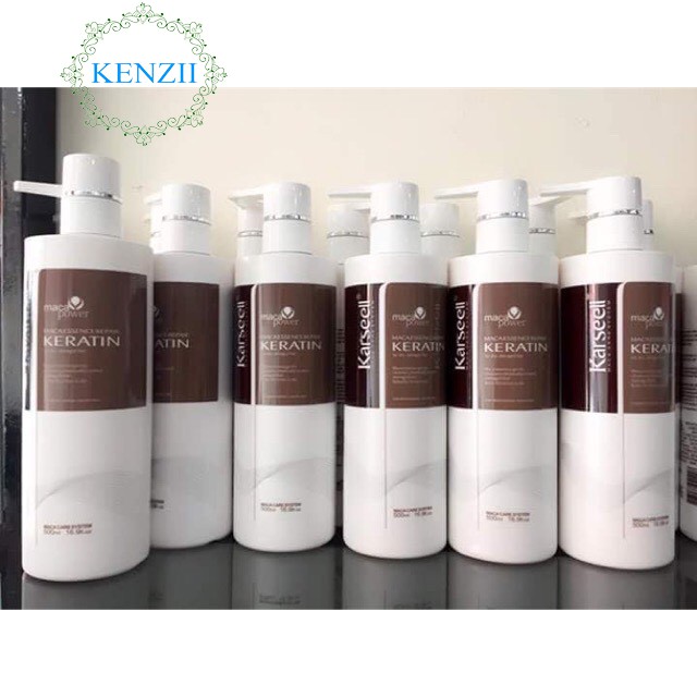 KEM HẤP Ủ TÓC  KERATIN PHỤC HỒI TÓC HƯ TỔN HƯƠNG NƯỚC HOA KARSEELL 500ML - KENZII HAIR