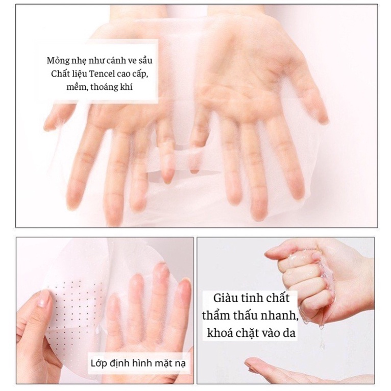 Mặt Nạ Giấy Dưỡng Ẩm Trái Cây Cao Cấp Enzyme Ngăn mụn Trẻ Hóa Da Săn Chắc Da FUZIMEI