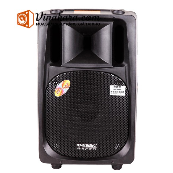 Loa kéo di động Temeisheng DP-2398T. Bass loa 5 Tấc. Vỏ thùng nhựa ABS chắc chắn. Micro hát karaoke hay