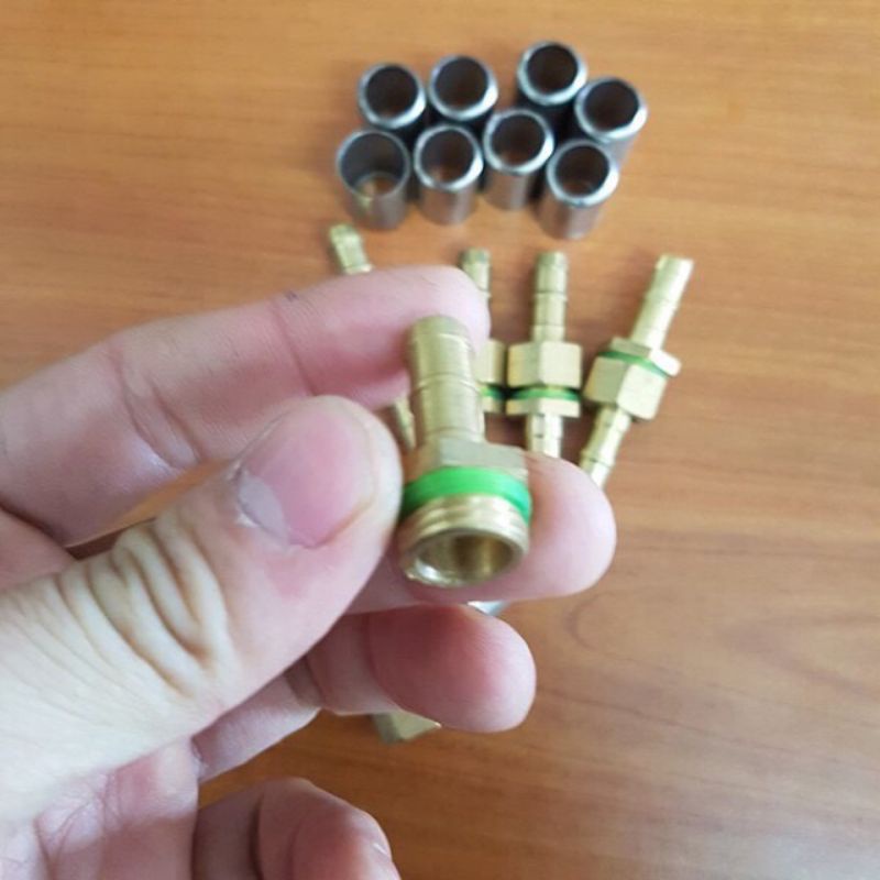 Combo 5 Bộ Đầu Ép Dây Rửa Xe