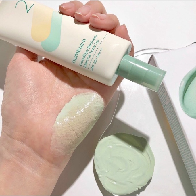 Kem dưỡng nâng tone NUMBUZIN GOODBYE REDNESS DERMA TONEUP