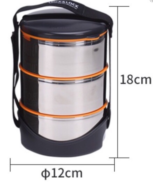 CAMEN CƠM INOX 3 TẦNG LOCK&LOCK - LHC990