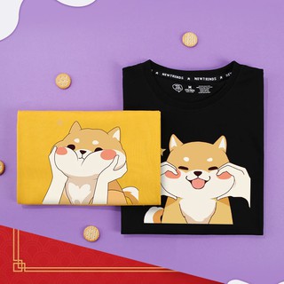 Áo thun Unisex Nam Nữ Chó Shiba