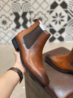 [Ảnh thật] Chelsea Boots Patina