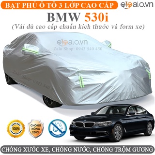 Bạt trùm che phủ dành cho xe BMW 530i vải dù oxford 3 lớp cao cấp - OTOALO