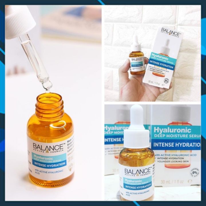 [Chuẩn Auth] Serum cấp nước dưỡng ẩm Balance Active Formula Hyaluronic Deep Moisturizing 30ml White Store | BigBuy360 - bigbuy360.vn