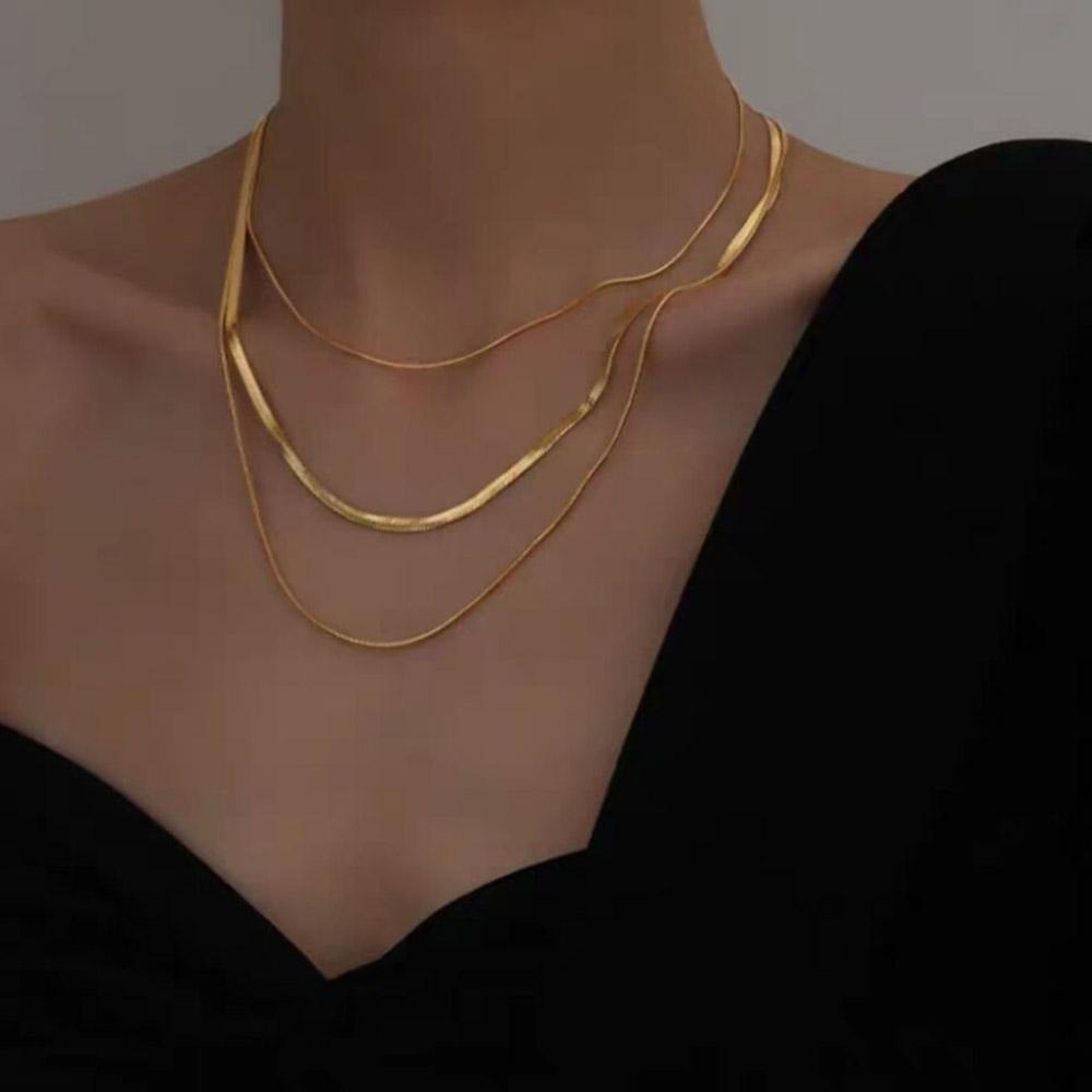 Dây Chuyền Nhiều Lớp Phong Cách Vintage Độc Đáo