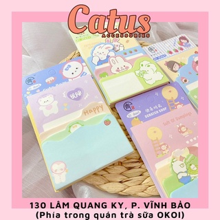 Set note hoạt hình nhiều kiểu