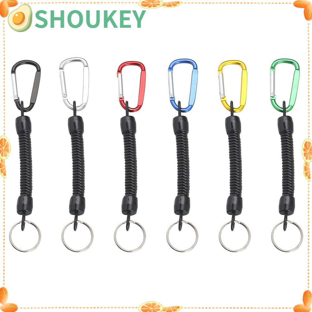 Dây Móc Khóa Chống Thất Lạc Bằng Nhựa Co Giãn Có Thể Thu Gọn Chất Lượng Cao