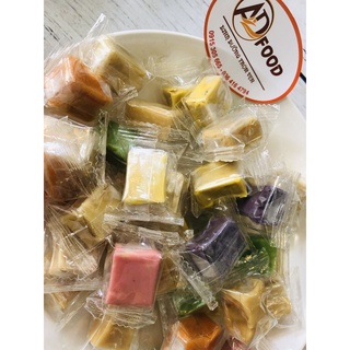 kẹo dừa mix nhiều màu 100gr