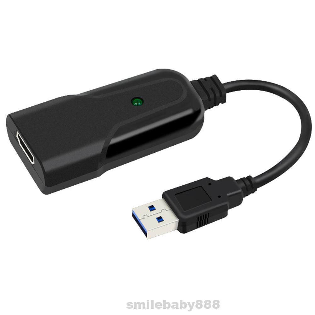 HD Mini Portable Plug And Play Home Office USB To HDMI UVC 1080P 60fps Video Capture Card