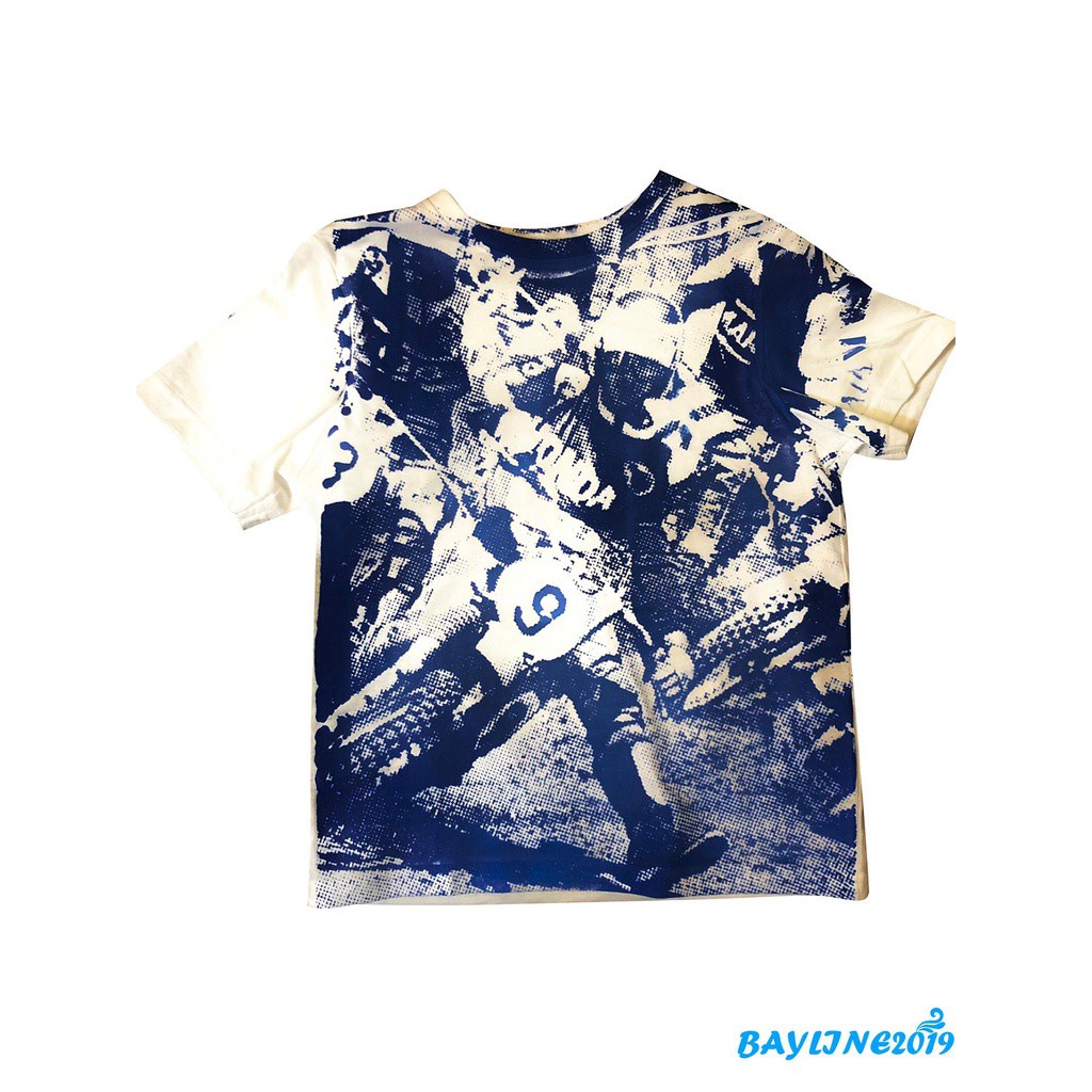 Áo Thun Nữ Tay Ngắn Cổ Tròn Có In Hình Thời Trang Phong Cách