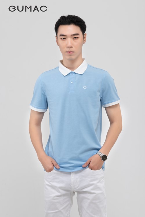[Mã WABRGD12 giảm 10% đơn 250K] Áo polo nam phối bo cổ GUMAC đủ màu, đủ size thiết kế công sở ATNB396 | BigBuy360 - bigbuy360.vn