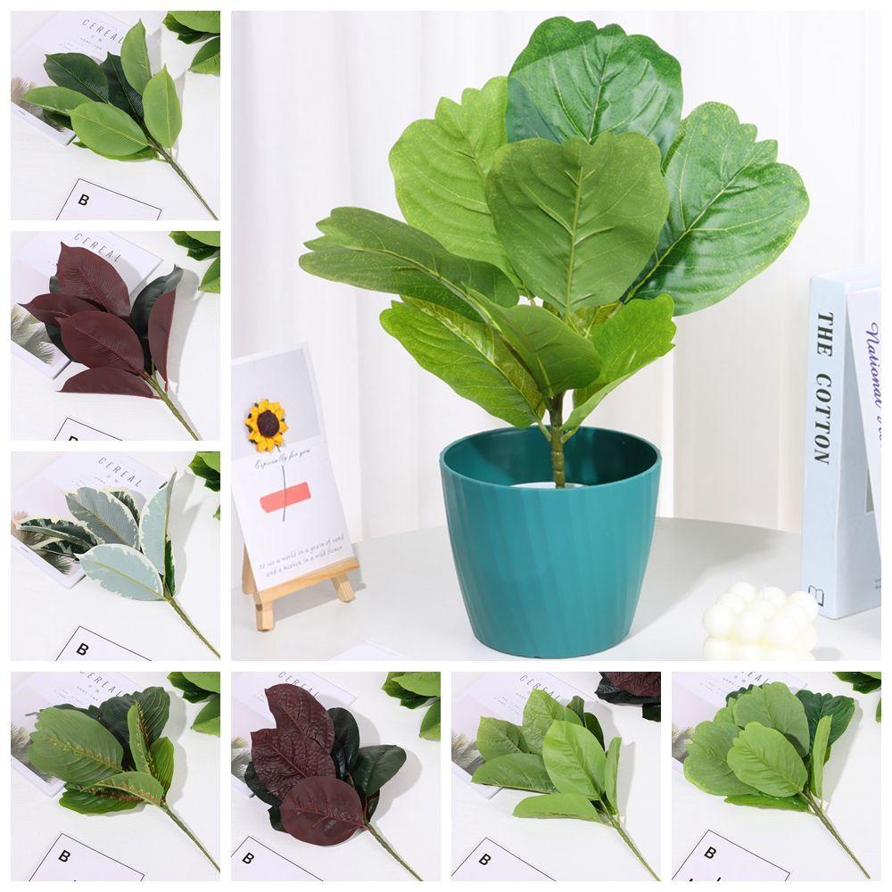 Cành Hoa Dương Xỉ Nhân Tạo 43CM|Set 9 Chiếc Lá Giả Dùng Trang Trí Tiệc