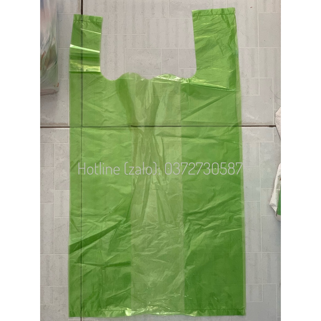 Túi xốp pe bóng mỡ màu 2 quai đủ size