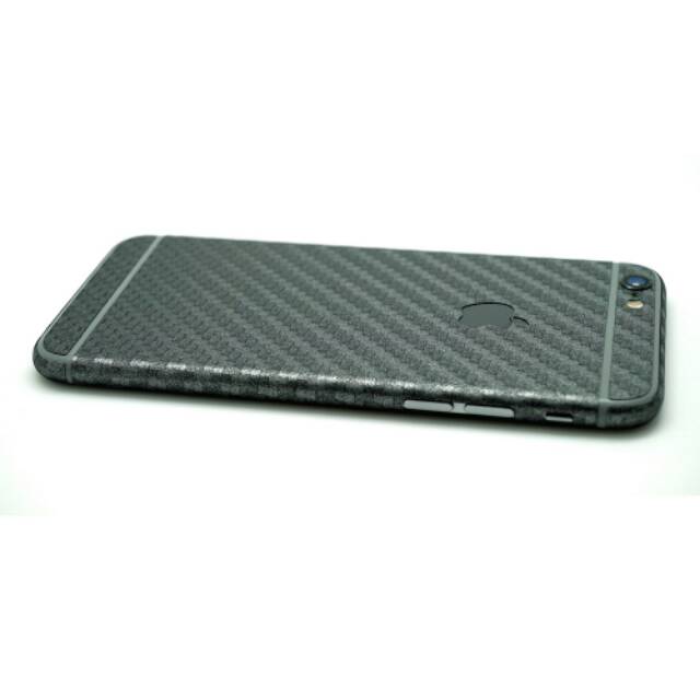 Ốp Điện Thoại Bằng Sợi Carbon Màu Xám Bảo Vệ Toàn Diện Cho Iphone 6-6s - 3m