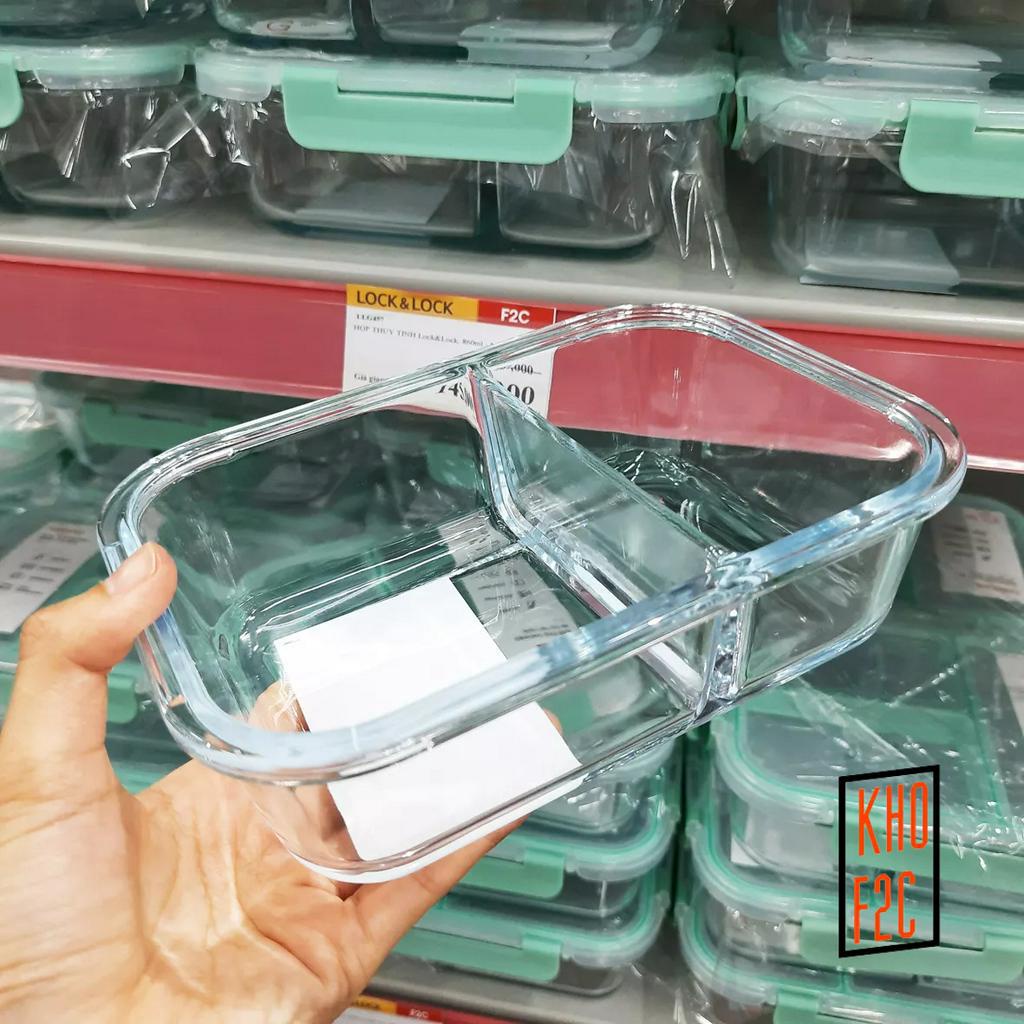 Hộp Thủy Tinh Chia 2 ngăn LLG457 860ml / LLG456 600m