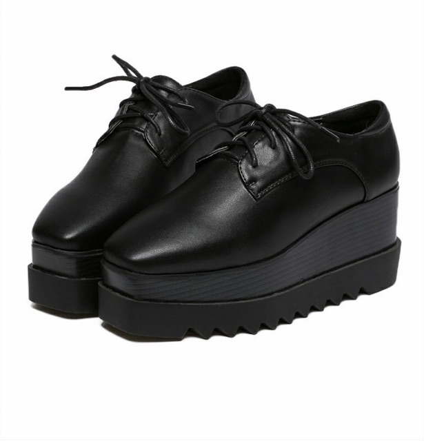 Giày da đế bánh mì Stella