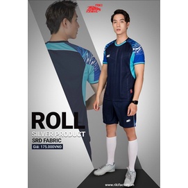 Bộ Quần Áo Đá Bóng Không Logo Riki Roll