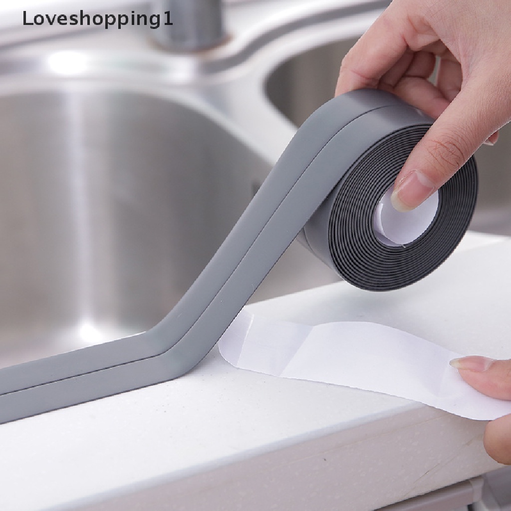 Cuộn băng keo dán PVC tự dính dành cho viền góc tường bồn rửa phòng tắm nhà bếp