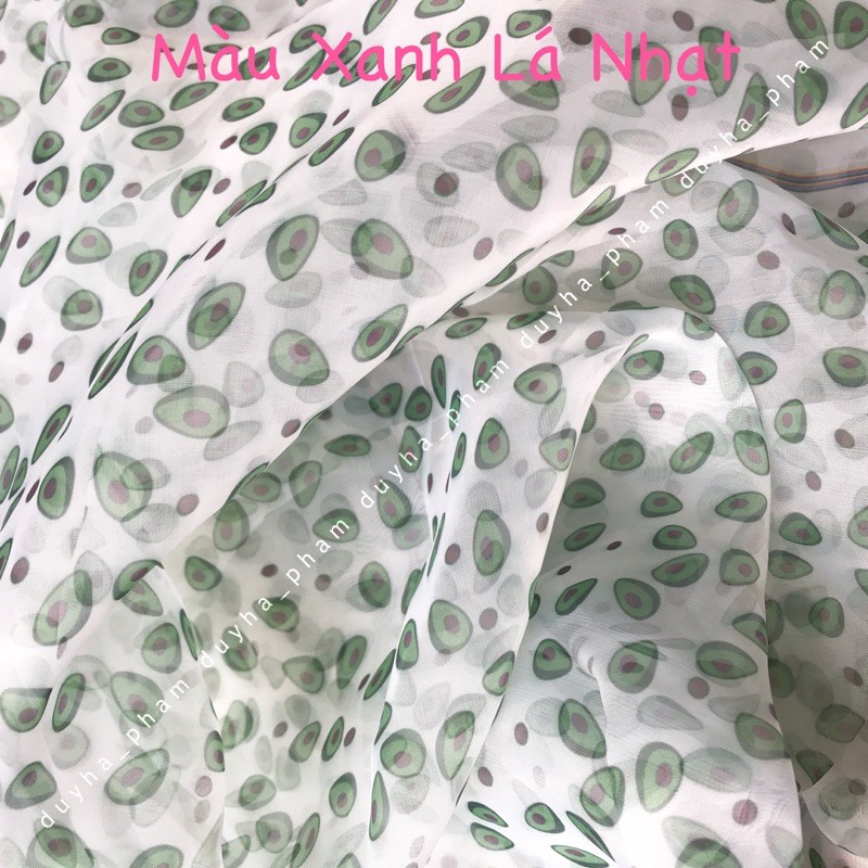🥑 VẢI VOAN TRÁI BƠ SIÊU CUTE 🥑