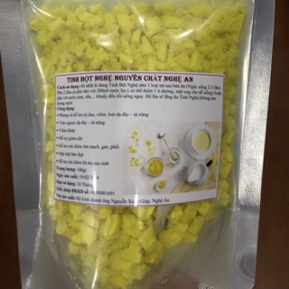 100gr HẠT TINH BỘT NGHỆ BAO NGUYÊN CHẤT (DẠNG HẠT THÔ CHƯA NGHIỀN MỊN)